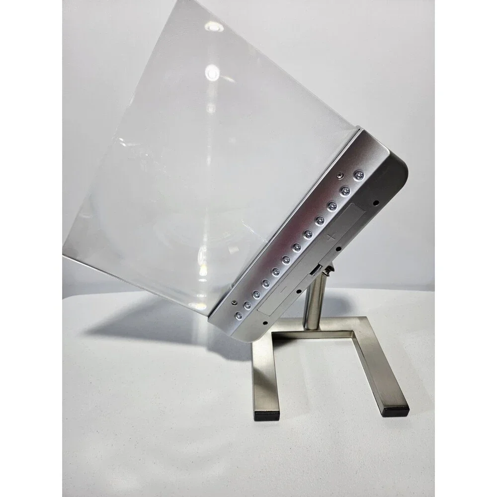 Daylight24 Full Page LED Lighted Cordless Desktop 3X Magnifier Hands Free
